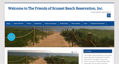 Desktop Screenshot of friendsofscussetbeach.org
