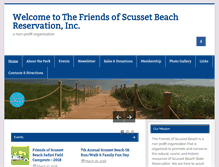 Tablet Screenshot of friendsofscussetbeach.org